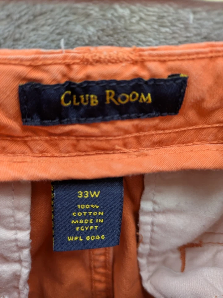 Pantalones Cortos Carga Para Hombre 33 Naranja Informal Ripstop Foto 3 de 4