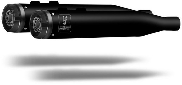 HD.005.LH1BA - Auspufftopf Mivv HR-1 Schwarz Harley Davidson Road Glide (17-26)-image