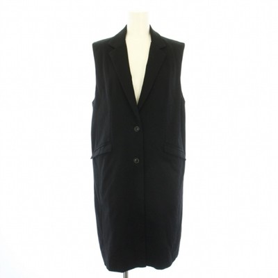 HYSTERIC GLAMOUR MEOW LONG GILET FREE BLACK 0117CV01 Used 
