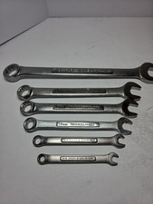 Vintage Craftsman VA Combination Wrench Lot 6pc SAE Metric USA Made 12 Point