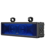 UTV Sound Bar 17 Inch 4-Speaker ATV SoundBar Bluetooth IP66 RGB Party Light