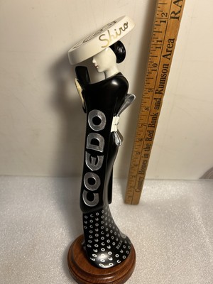 COEDO BREWING SHIRO JAPANESE GEISHA GIRL draft beer tap handle. JAPAN. RETIRED
