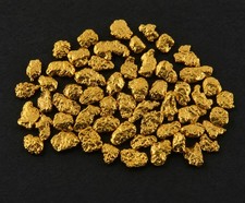 5, 10 - 500 echte Goldnuggets aus Yukon Zertifikat 18-24Karat Weihnachten XMAS