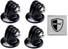 4 Pack Tripod Mount Adapter for Gopro Hero 9 8 7 6 5 4 3 2 Sjcam Xiaoyi Cameras