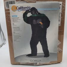 California Costumes Gorilla Adult Plus Size 48-52 Faux Fur Halloween Costume Set