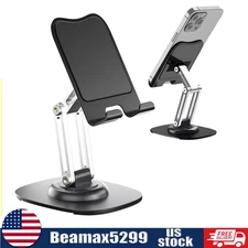 Tablet Adjustable Cell Phone Stand Holder Kindle Desk Dock Mount For iPhone iPad