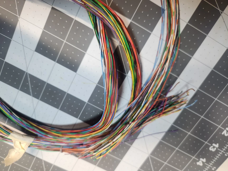 50 Strands Of 7 Ft  Colorful Telephone Wire - Image 3 of 3
