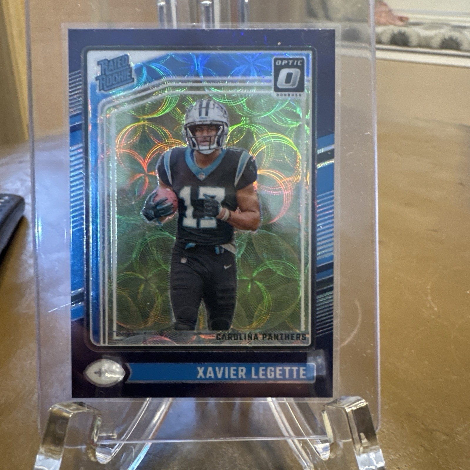 2024 Panini Donruss Optic - Rated Rookie Xavier Legette #299 Blue Scope (RC)