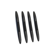 4PCS Car Door Edge Guard Protectors, Silicone Auto Body Protector Trim black