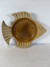 Vintage Haeger Pottery Fish Ashtray 8326 DS MCM 9” Mid Century