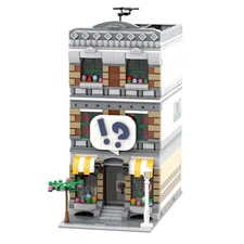 Compatible Modular Building: Comic Shop and Apartment with Interior 1866