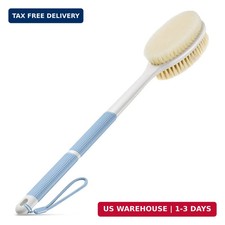 Backski Back Scrubber Anti Slip for Shower, Shower Brush Long Handle with Stiff
