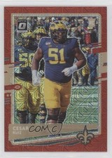 2020 Panini Donruss Optic Rookies Red Mojo Prizm Cesar Ruiz #131 0c2