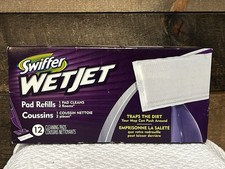 Swiffer Wetjet Wet Jet 24 Cleaning Pads Box New Sealed Sweeper