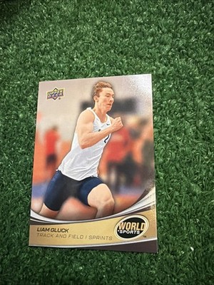 2026 UPPER DECK WORLD OF SPORTS Liam Gluck #195 Villanova Track BA1