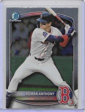 2025 Bowman Chrome Prospect Roman Anthony Red Sox OF #BCP-167