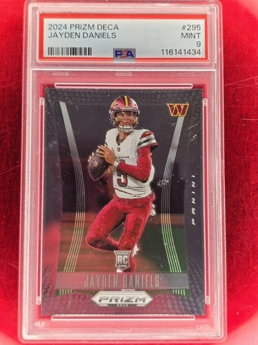 2024 Panini Prizm Deca - Jayden Daniels #295 (RC) PSA 9