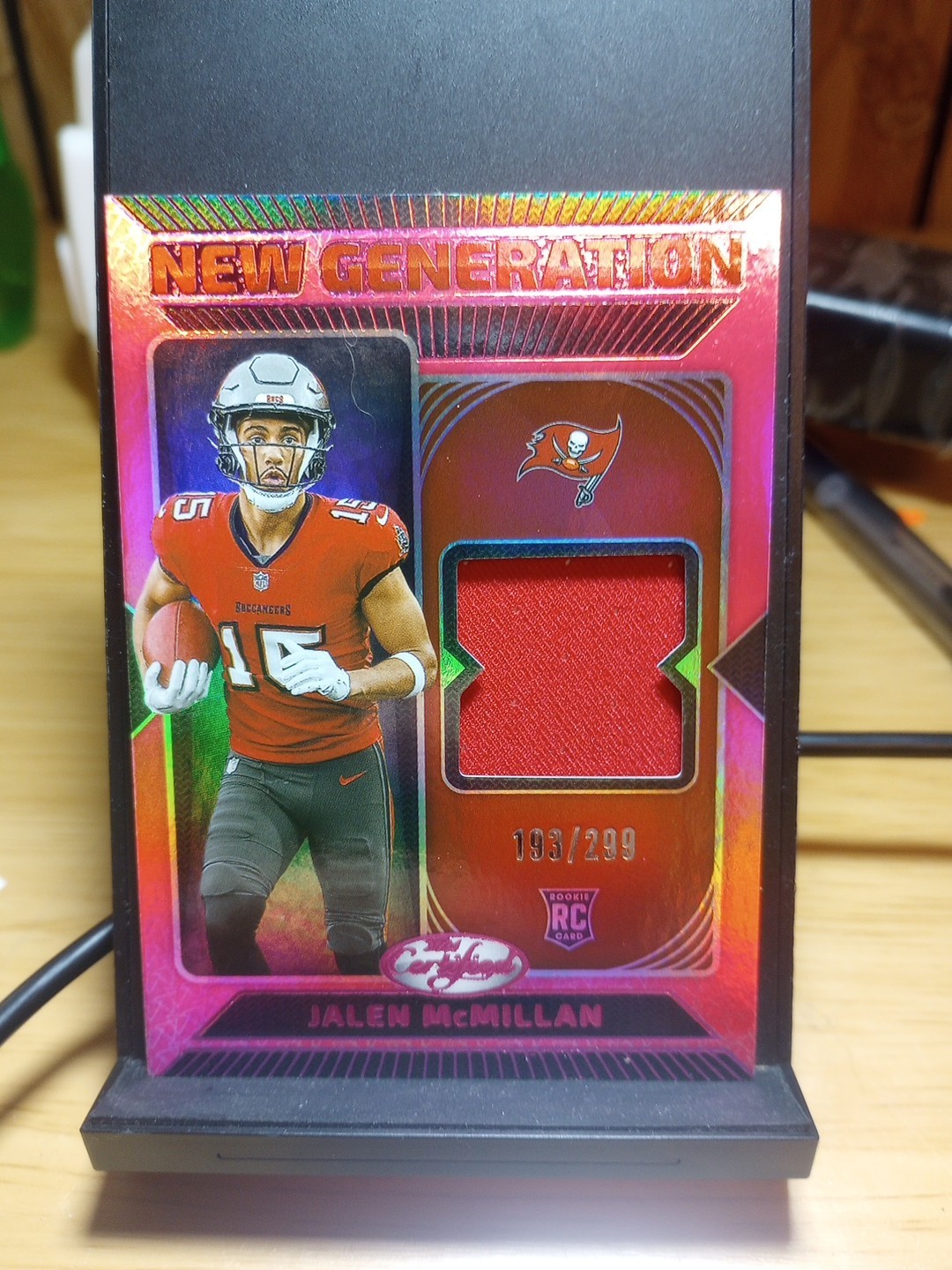 Jalen McMillan Panini Certified New Generation Jerseys Mirror #NGSJMN Pink