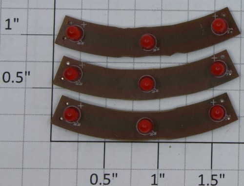 Placa de circuito PCB arqueada de lavado de autos para funcionamiento de riel MTH AG-0000027 con LED | Zustand: New