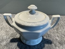 Rosenthal Maria weiß große Zuckerdose 12 cm hoch Porzellan sehr gut