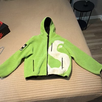 Supreme X The North Face S Logo Hooded Fleece Jacket Mens Sz L 20aw