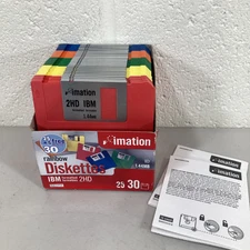 IBM Imation 28 Colored Diskettes 2HD 1.44 MB Open Box