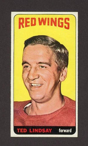 1964-65 TOPPS TALLBOYS #82 TED LINDSAY   27603