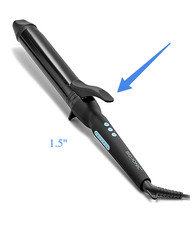 BIO IONIC LONG BARREL STYLER 1.5" PRO CURLING IRON. Rizador