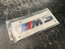 Genuine BMW M3 Rear Boot Badge Silver M Sport (Part No: 51 14 8 055 336)