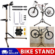 Bike Repair Stand Aluminium Heavy Duty MTB Alloy Height Adjustable Garage Home