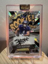  Cam Skattebo RC Rare Rookie Backdrop Auto 2025 Wild Card Comix 1/1 Giants 
