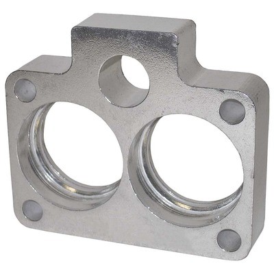 Trans-Dapt 2515, One Natural Aluminum Fits 92- Dodge Ram 3.9/5.2 /5.7L Fuel Inj. - Picture 2 of 10