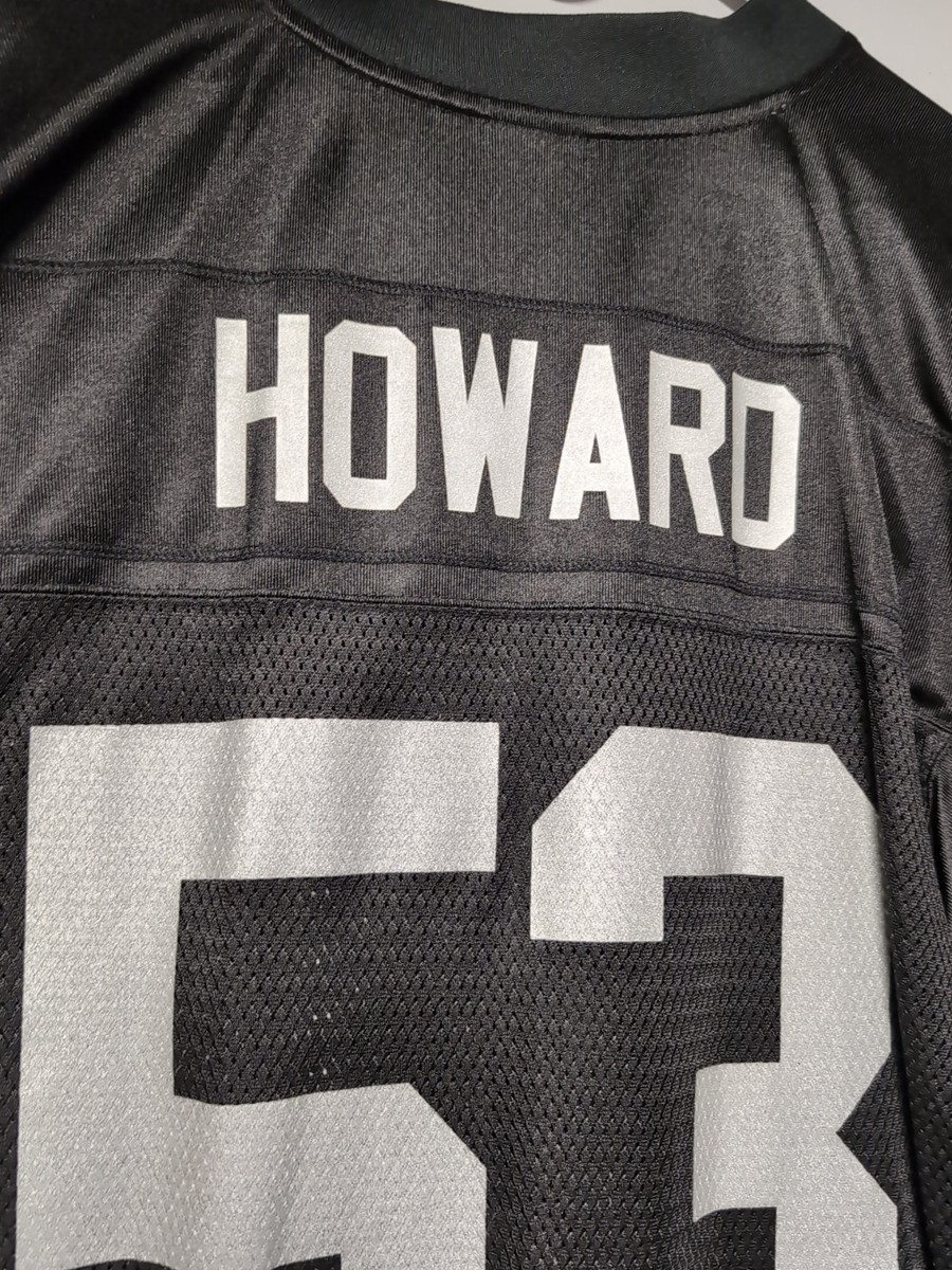 Oakland Raiders Thomas Howard Replica Jersey Size L Reebok | eBay
