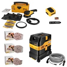 Mirka Rotationsschleifer DEROS RS + DEXOS 1230 System Ultimax Ligno KIT2532WOMDE