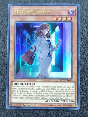  Spionin Misty RATE-DE086   Yu-Gi-Oh!   Ultra Rare   Near Mint   Deutsch