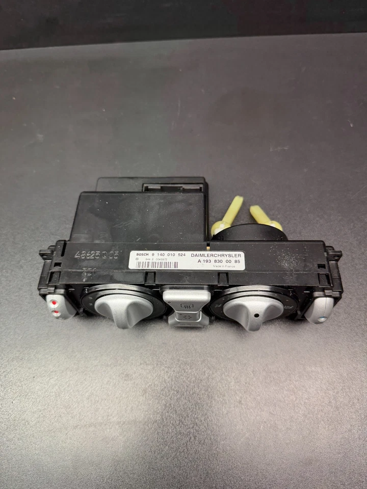 04-08 Chrysler Crossfire HVAC aire acondicionado aire acondicionado aire acondicionado interruptor de control de clima OEM Foto 2 de 4