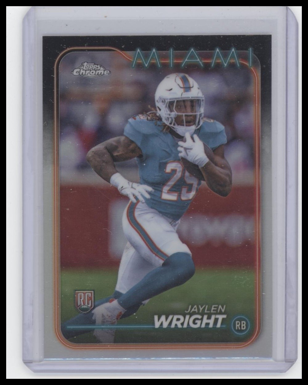 2024 Topps Chrome #239 Jaylen Wright Pink Refractor