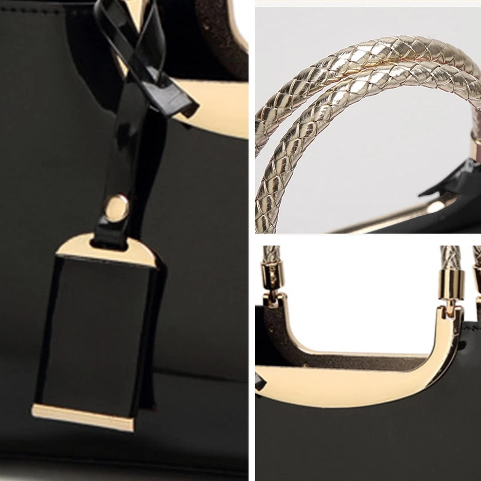 Bolso de Mano Jessie Charol Estructurado de Hombro Mujeres Noche Fiesta Cartera... Foto 2 de 4