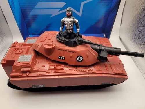 GI Joe Cobra CAT II Motorized Vehicle Tank W/ Crimson Guard Immortal Figure