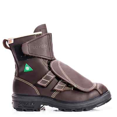 Royer Boots XPAN Realflex 8'' Brown Full Grain Safety Work Size 4.5 -12161XP