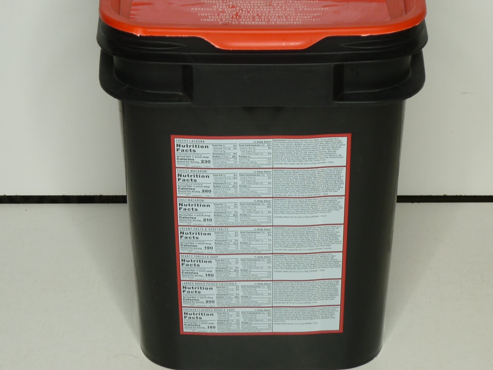 ReadyWise Emergency Food Supply 25 Year Shelf Life 60 Serving Entree