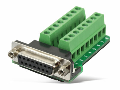 Sub-D Adapter, 15-polig  -2-reihig
