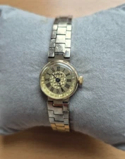 VINTAGE Chajka 1601A USSR Soviet gold plated AU women's mechanical wristwatch