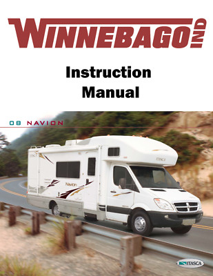 2008 Winnebago Navion Home Owners Operation Manual User Guide Coil Bound