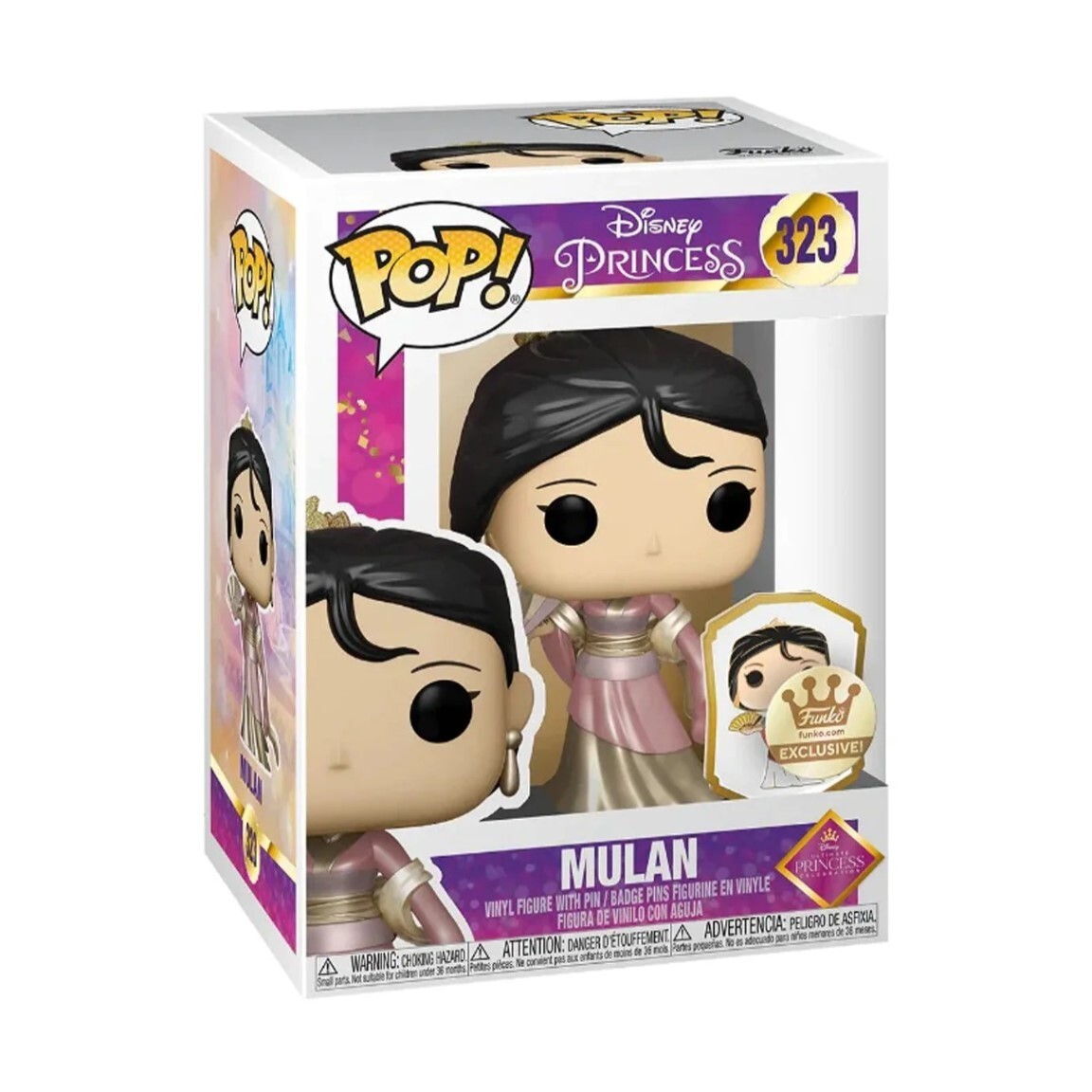 Funko POP Disney ULTIMATE PRINCESS - MULAN (GOLD WITH PIN