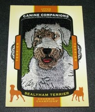 2018 Goodwin Champions CANINE 🐕 Companions SEALYHAM TERRIER #CC132 Color Patch