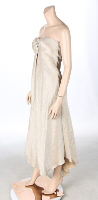Adrianna Papell Champagne Beige Strapless Prom Party Dress size 6 | eBay Adrianna Papell Champagne Beige Strapless Prom Party Dress size 6 | eBay