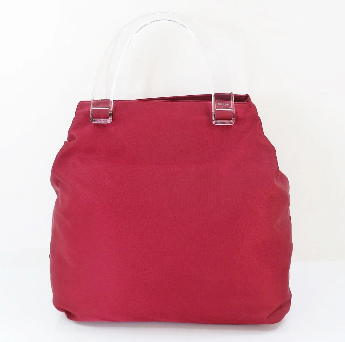 Prada red hotsell nylon bag