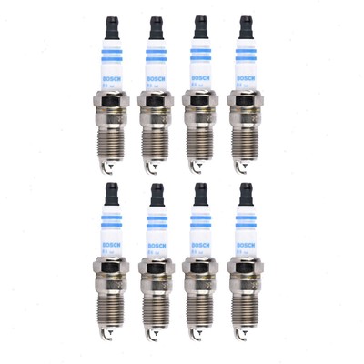 8 pc Bosch Double Iridium Spark Plugs for 1996-2002 GMC Savana 1500 5.0L ec