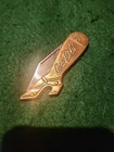 Vintage Coca Cola Brass Boot Knife